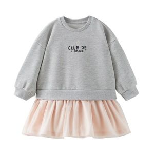 Zara Combination tulle plush dress toddler